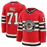 Men's Chicago Blackhawks #71 Taylor Hall Red 2024-25 Winter Classic Stitched Hockey Jersey Dzhi,baseball caps,new era cap wholesale,wholesale hats